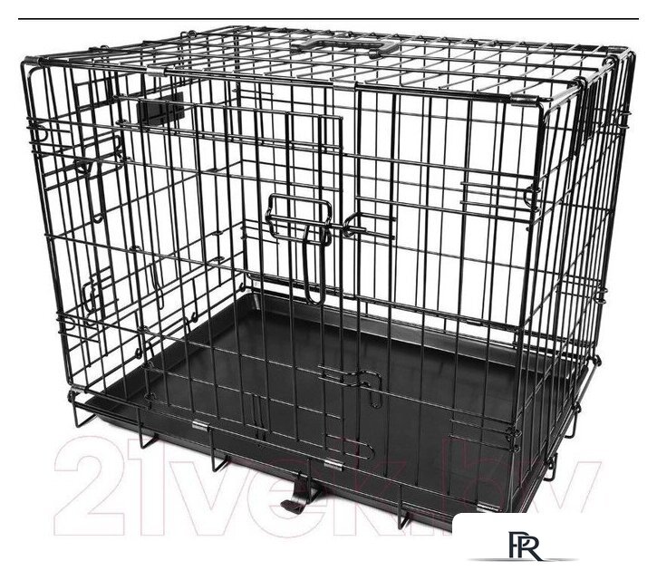 Клетка Duvo Plus Pet Kennel Large 780/482/DV (черный) - Изображение №4 — Интернет-магазин ПроЗаказ