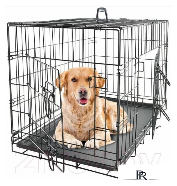 Клетка Duvo Plus Pet Kennel Large 780/482/DV (черный) - Изображение №6 — Интернет-магазин ПроЗаказ