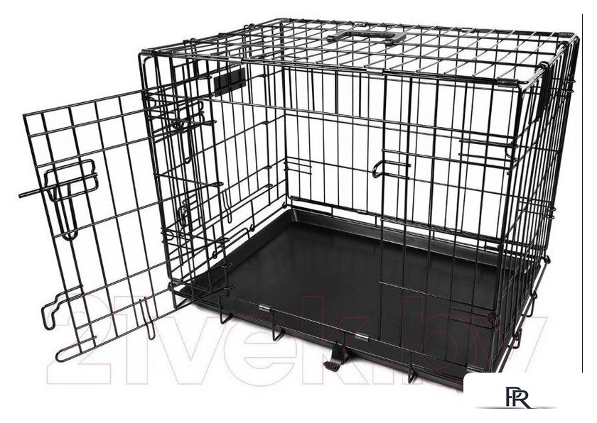 Клетка Duvo Plus Pet Kennel Large 780/482/DV (черный) - Изображение №3 — Интернет-магазин ПроЗаказ