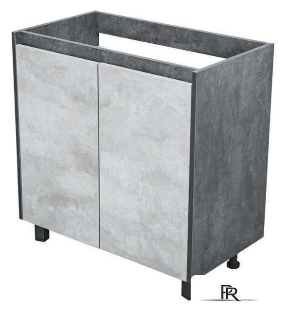  Doratiz Тумба под умывальник Крит 80 9908.129 (серый) - Изображение №1 — Интернет-магазин ПроЗаказ