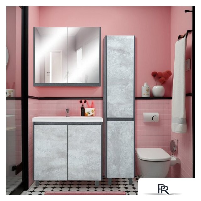  Doratiz Тумба под умывальник Крит 80 9908.129 (серый) - Изображение №11 — Интернет-магазин ПроЗаказ