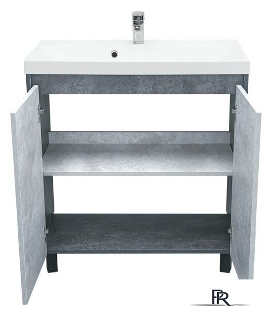  Doratiz Тумба под умывальник Крит 80 9908.129 (серый) - Изображение №2 — Интернет-магазин ПроЗаказ