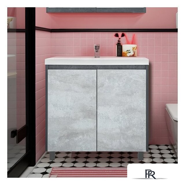  Doratiz Тумба под умывальник Крит 80 9908.129 (серый) - Изображение №12 — Интернет-магазин ПроЗаказ