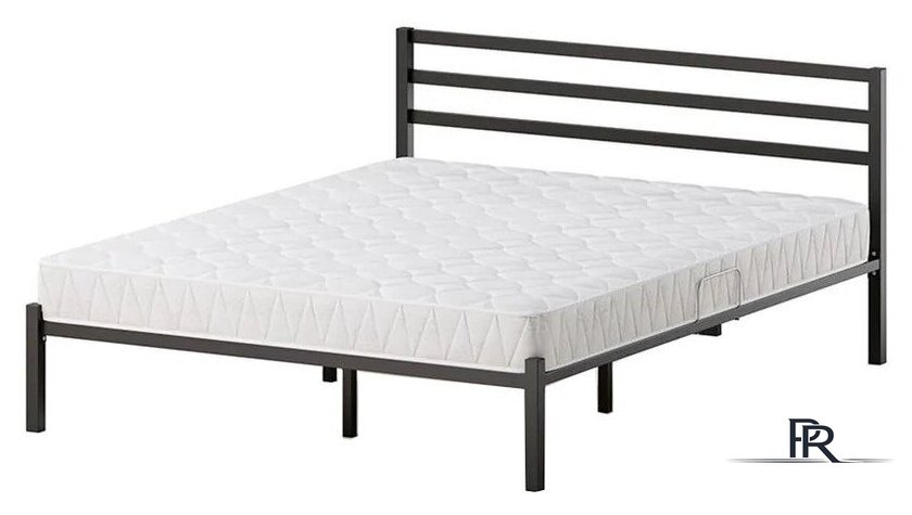 Кровать Домаклево Сталь 180x200 (черный) - Изображение №2 — Интернет-магазин ПроЗаказ