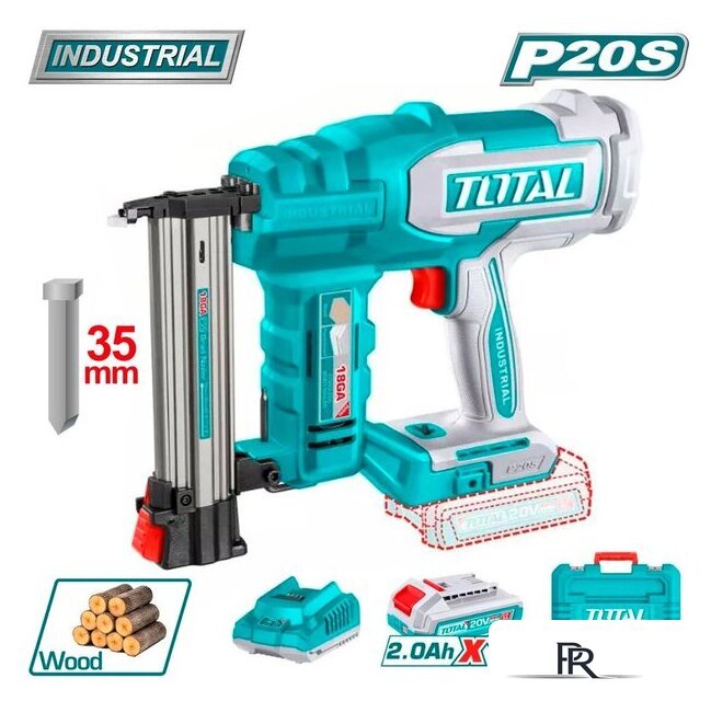 Гвоздезабиватель Total TCBNLI2008 (с 1-им АКБ, кейс) - Изображение №1 — Интернет-магазин ПроЗаказ