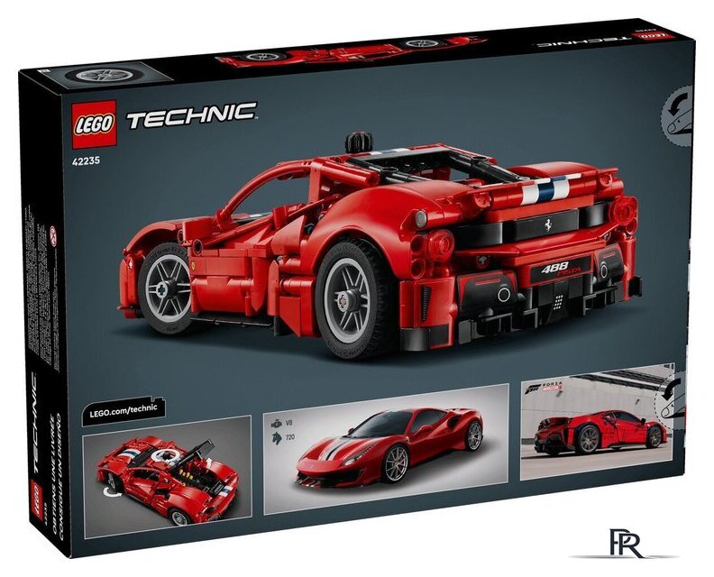 Конструктор LEGO Technic 42235 Ferrari 488 PISTA - Изображение №7 — Интернет-магазин ПроЗаказ