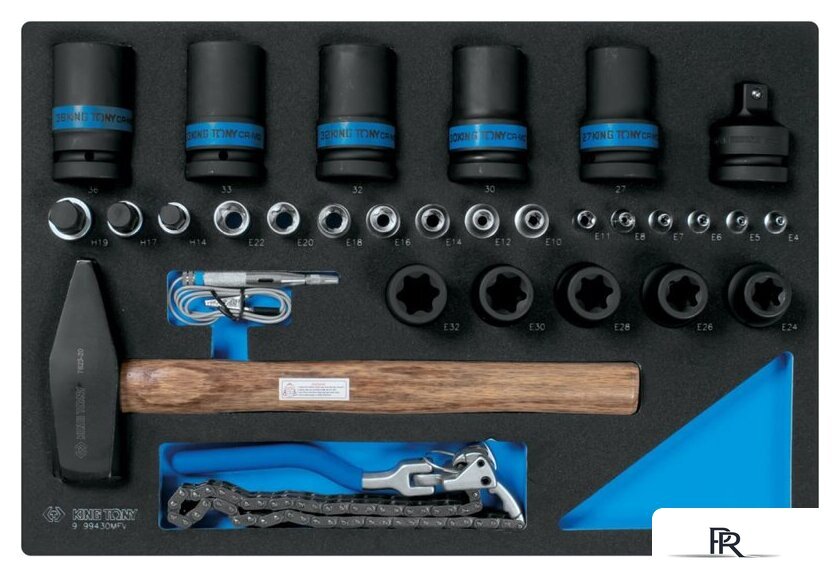 Универсальный набор инструментов King Tony 9-99430MFV (30 предметов) - Изображение №1 — Интернет-магазин ПроЗаказ
