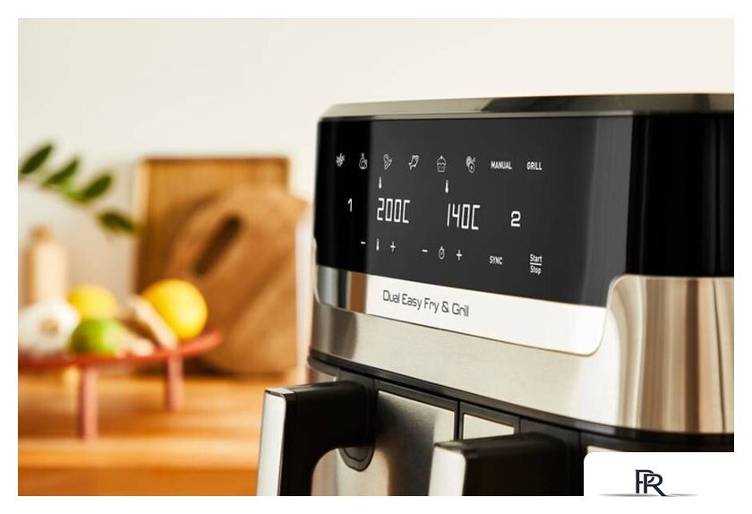 Аэрогриль (аэрофритюрница) Tefal Dual Easy Fry & Grill EY905D10 - Изображение №6 — Интернет-магазин ПроЗаказ