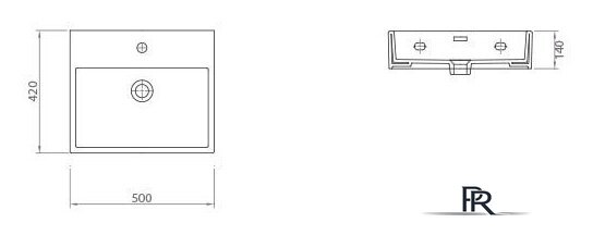 Умывальник Lapino Daphne 53709 - Изображение №2 — Интернет-магазин ПроЗаказ