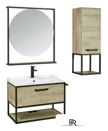  Акватон Зеркало Фабрик 80 1A242602LTDY0 (дуб кантри) - Изображение №2 — Интернет-магазин ПроЗаказ