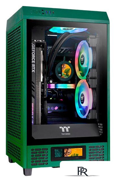 Корпус Thermaltake The Tower 200 Racing Green CA-1X9-00SCWN-00 - Изображение №1 — Интернет-магазин ПроЗаказ