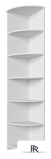 Угловое окончание Anrex Skagen открытый угловой (белый) - Изображение №1 — Интернет-магазин ПроЗаказ