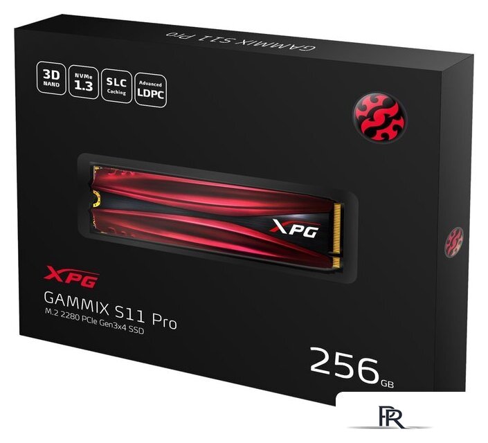 SSD ADATA GAMMIX S11 Pro 256GB AGAMMIXS11P-256GT-C - Изображение №4 — Интернет-магазин ПроЗаказ