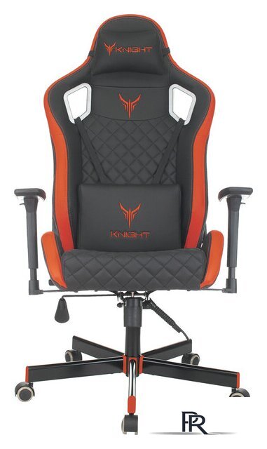 Игровое (геймерское) кресло Knight Outrider (черный/красный) - Изображение №2 — Интернет-магазин ПроЗаказ