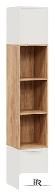 Шкаф распашной Трия Стелла Комбинированный Исп.2 (белый холст/белый жемчуг/яблоня беллуно) - Изображение №1 — Интернет-магазин ПроЗаказ