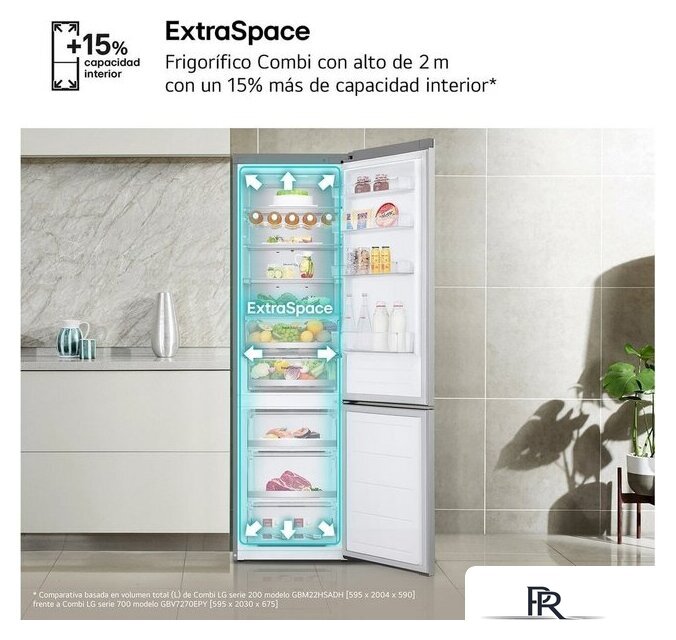 Холодильник LG DoorCooling+ GBV7270EPY - Изображение №9 — Интернет-магазин ПроЗаказ