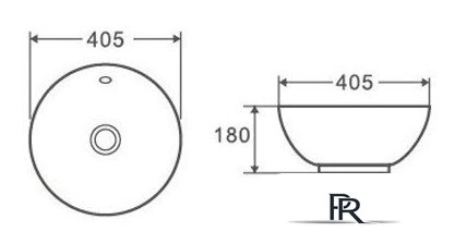 Умывальник D&K Matrix DT1390516 (белый) - Изображение №3 — Интернет-магазин ПроЗаказ