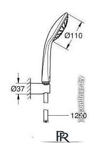 Душевой гарнитур  Grohe Euphoria 110 Mono [27354000] - Изображение №2 — Интернет-магазин ПроЗаказ