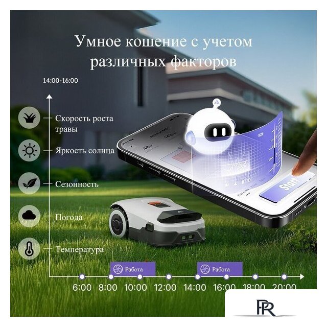 Газонокосилка-робот Anthbot Genie 800 (GPS+RTK+4cam) - Изображение №6 — Интернет-магазин ПроЗаказ