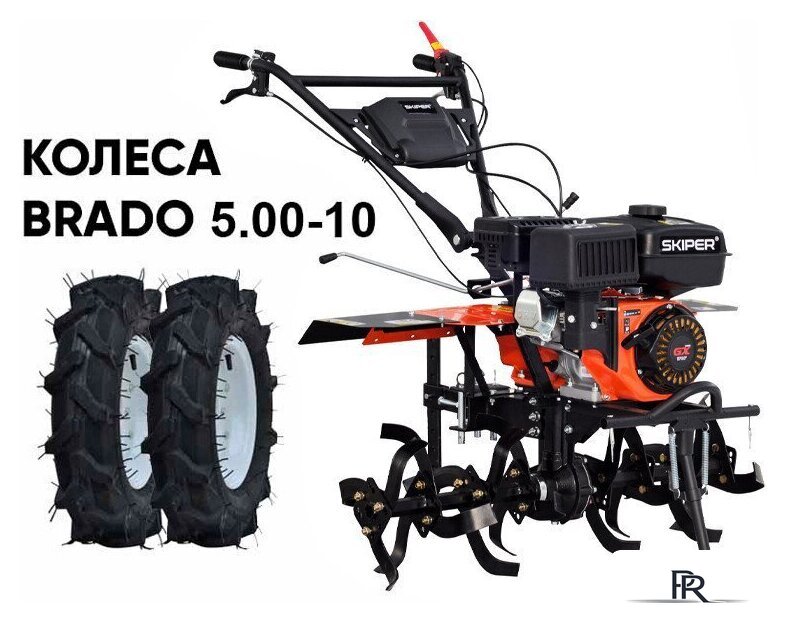 Мотокультиватор бензиновый Skiper SP-860S (колеса Brado 5.00-10) - Изображение №1 — Интернет-магазин ПроЗаказ