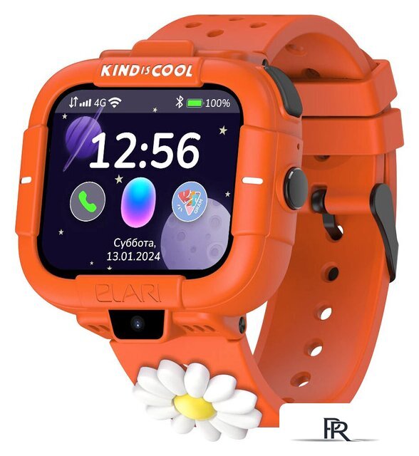 Детские умные часы Elari KidPhone MB (оранжевый) - Изображение №1 — Интернет-магазин ПроЗаказ