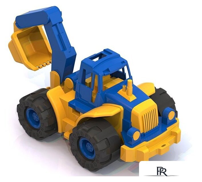 Трактор Нордпласт Трактор Богатырь с ковшом 98 (красный/желтый) - Изображение №5 — Интернет-магазин ПроЗаказ