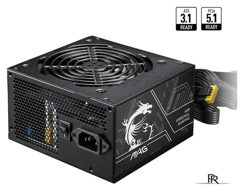 Блок питания MSI MAG A650BN PCIE5 II - Изображение №4 — Интернет-магазин ПроЗаказ