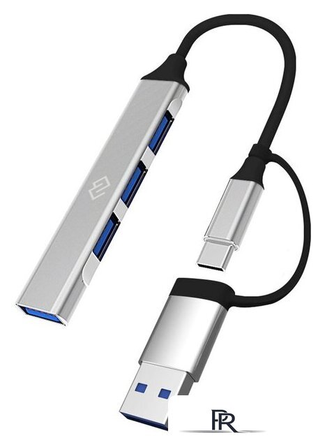 USB-хаб Digma DHUB-4USB-AC-3.0 - Изображение №1 — Интернет-магазин ПроЗаказ