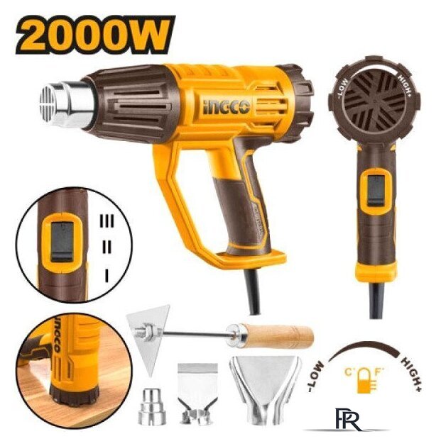 Промышленный фен Ingco HG200047 - Изображение №1 — Интернет-магазин ПроЗаказ