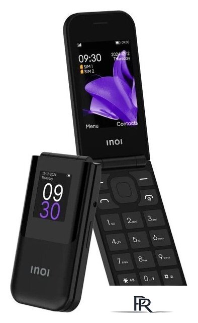 Кнопочный телефон Inoi 284 Flip 4G (черный) - Изображение №1 — Интернет-магазин ПроЗаказ