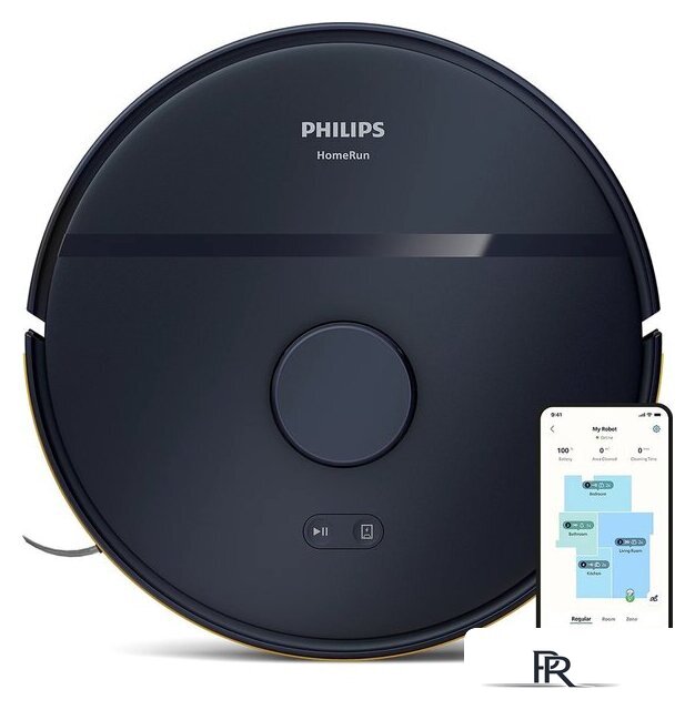 Робот-пылесос Philips HomeRun 2000 series Midnight Blue XU2000/10 - Изображение №1 — Интернет-магазин ПроЗаказ