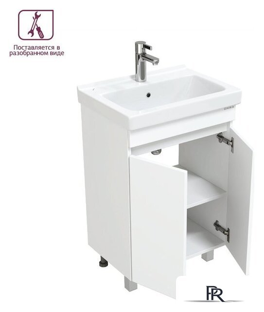  Onika Тумба под умывальник Милтон Квадро 55 (105562) - Изображение №8 — Интернет-магазин ПроЗаказ