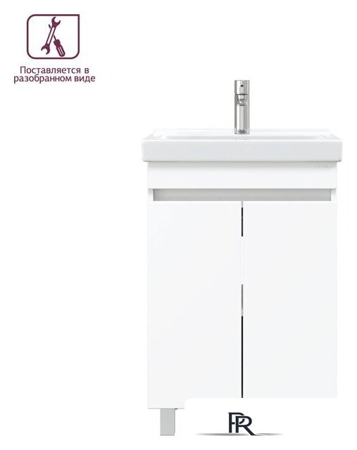  Onika Тумба под умывальник Милтон Квадро 55 (105562) - Изображение №6 — Интернет-магазин ПроЗаказ