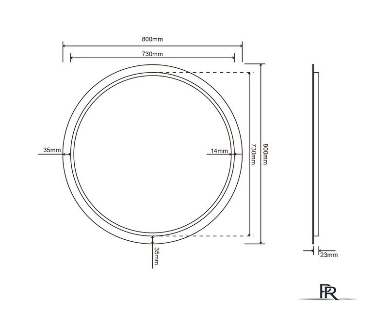 Roxen Зеркало Brimen 510195-80 80х80 - Изображение №10 — Интернет-магазин ПроЗаказ