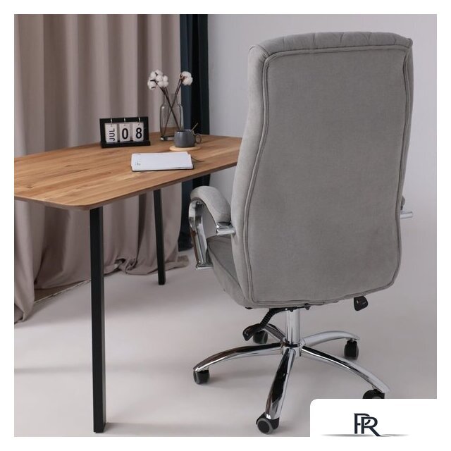 Офисное кресло AksHome Star (ткань, светло-серый) - Изображение №4 — Интернет-магазин ПроЗаказ