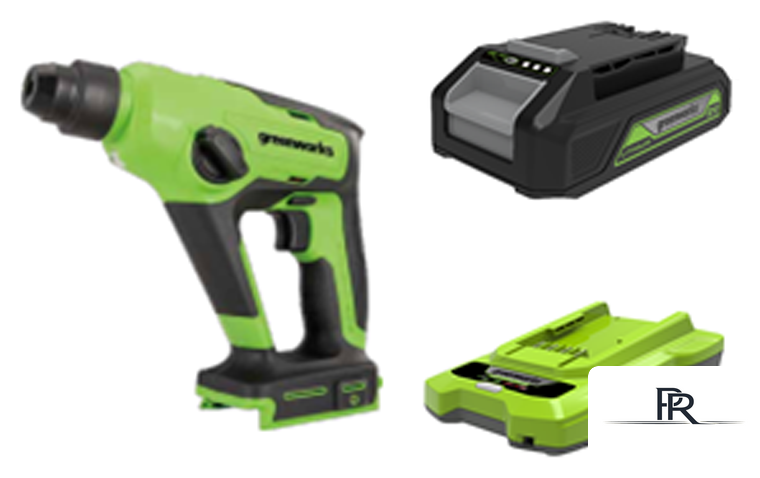 Перфоратор Greenworks GD24SDS1K2 3803107UA (с 1-им АКБ) - Изображение №1 — Интернет-магазин ПроЗаказ