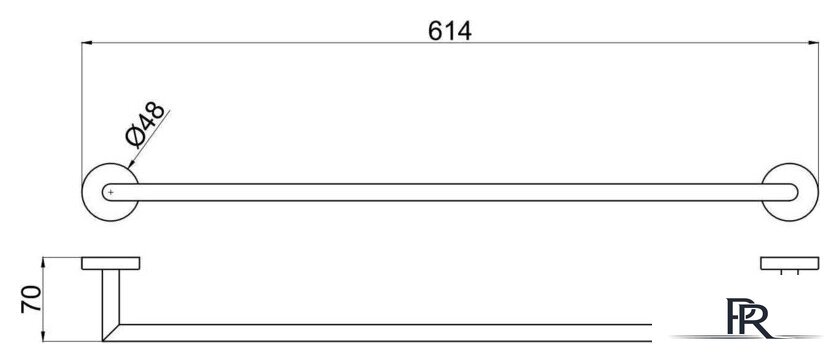Держатель для полотенца Allen Brau Priority 6.31011-31 - Изображение №2 — Интернет-магазин ПроЗаказ