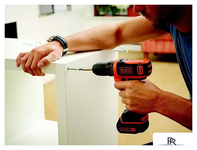 Дрель-шуруповерт Black & Decker BDCDD12 (с 1-м АКБ и без кейса) - Изображение №3 — Интернет-магазин ПроЗаказ
