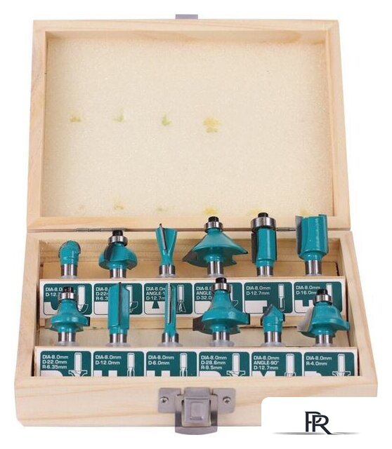 Набор фрез Total TACSR1121 (12 шт) - Изображение №1 — Интернет-магазин ПроЗаказ