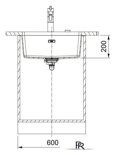 Кухонная мойка Franke Maris MRG 110-52 125.0687.253 (оникс) - Изображение №3 — Интернет-магазин ПроЗаказ