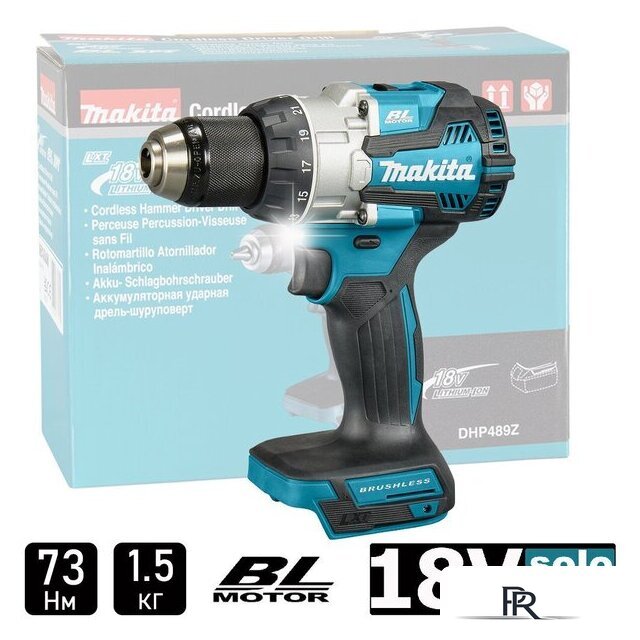 Ударная дрель-шуруповерт Makita DHP489Z (без АКБ) - Изображение №2 — Интернет-магазин ПроЗаказ