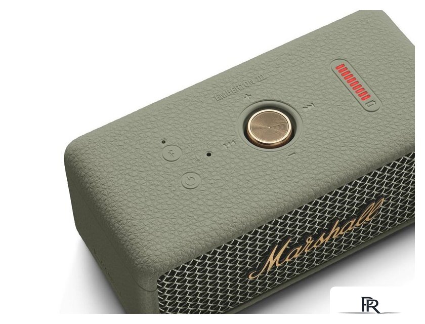 Беспроводная колонка Marshall Emberton III (зеленый) - Изображение №3 — Интернет-магазин ПроЗаказ