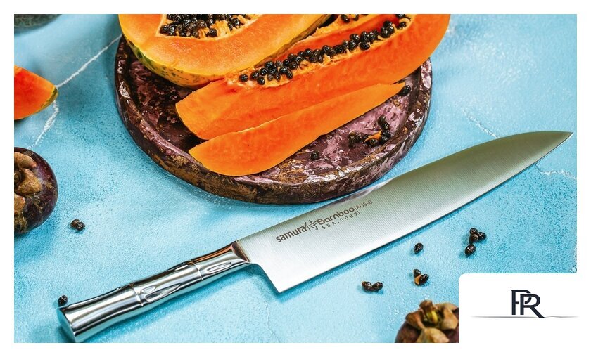 Кухонный нож Samura Bamboo SBA-0087 - Изображение №2 — Интернет-магазин ПроЗаказ