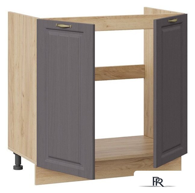 Шкаф напольный Трия Лина 1Н8М (дуб крафт золотой/графит) - Изображение №2 — Интернет-магазин ПроЗаказ