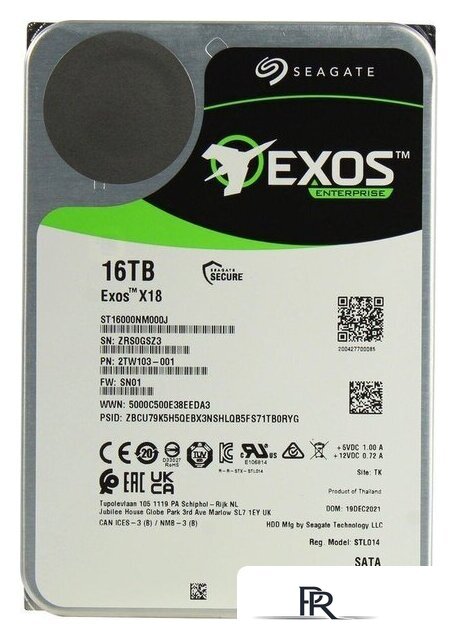 Жесткий диск Seagate Exos X18 16TB ST16000NM000J - Изображение №3 — Интернет-магазин ПроЗаказ