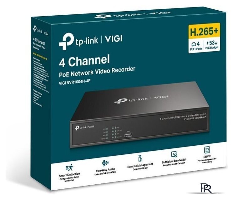 Сетевой видеорегистратор TP-Link Vigi NVR1004H-4P - Изображение №2 — Интернет-магазин ПроЗаказ