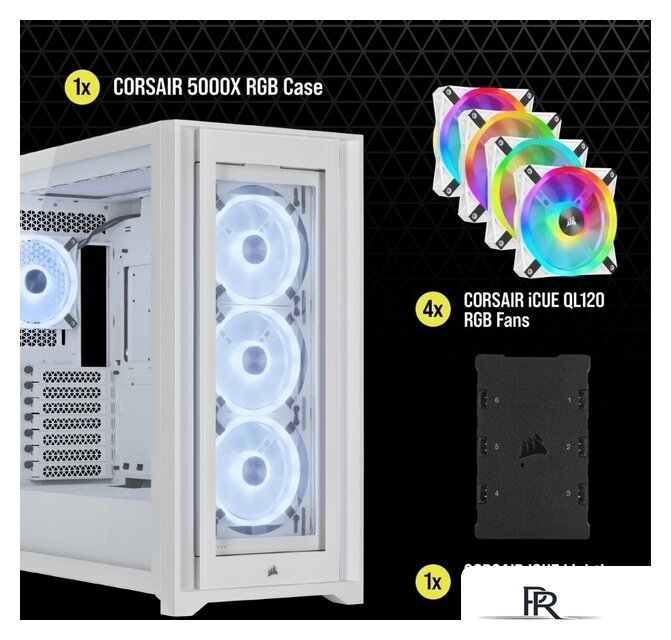 Корпус Corsair iCUE 5000X RGB QL Edition CC-9011233-WW - Изображение №4 — Интернет-магазин ПроЗаказ