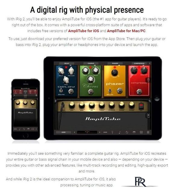 Аудиоинтерфейс IK Multimedia iRig 2 - Изображение №23 — Интернет-магазин ПроЗаказ