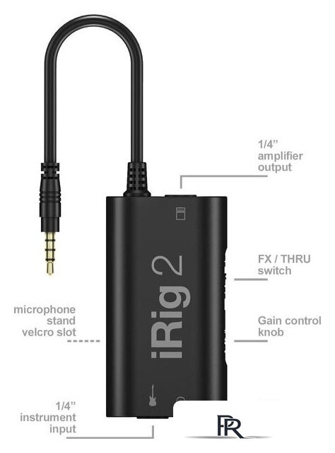 Аудиоинтерфейс IK Multimedia iRig 2 - Изображение №9 — Интернет-магазин ПроЗаказ