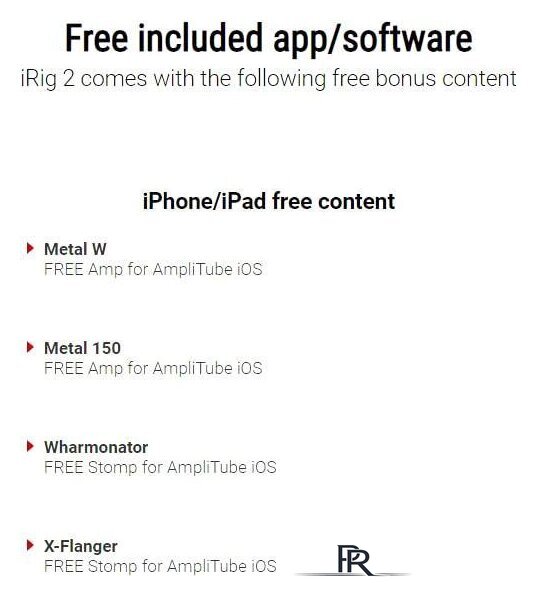 Аудиоинтерфейс IK Multimedia iRig 2 - Изображение №24 — Интернет-магазин ПроЗаказ